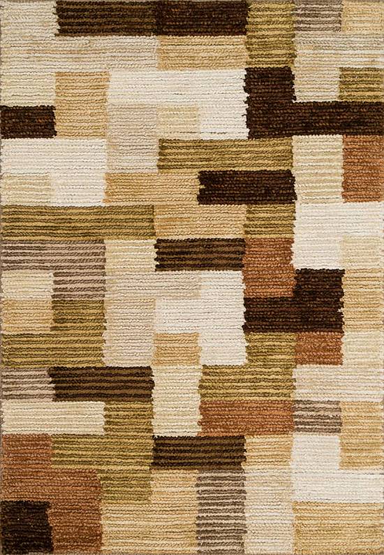 Рельефный ковер ручной работы 7301-beige/brown