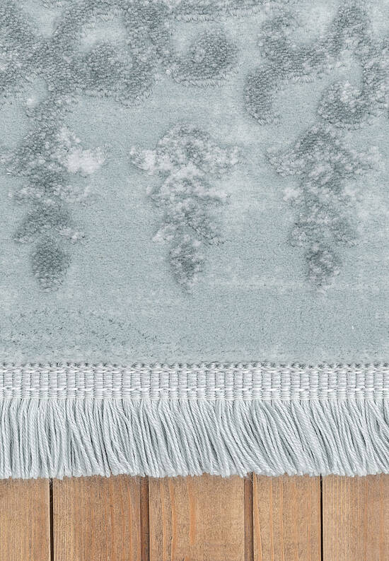 Турецкий однотонный ковер из акрила 5326 Turqoise