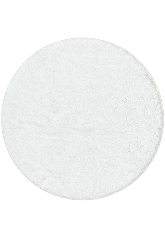 Белый коврик для ванной Organic Soft 1601 White