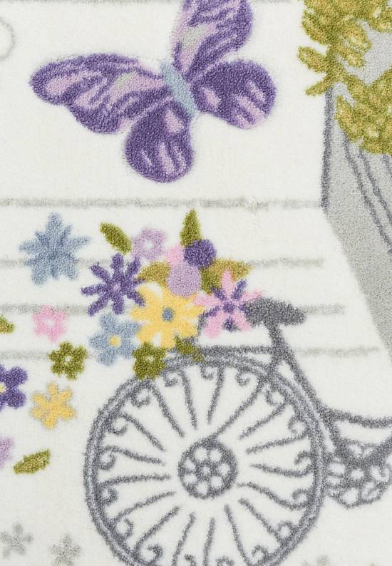Коврик для ванной из акрила Spilled Flowers 01 Purple