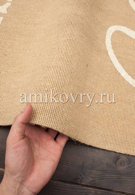 Дизайнерский безворсовый ковер 8001-17