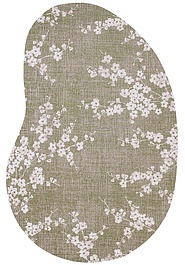 дизайн безворсового ковра Petals LP5231-L284 фигура