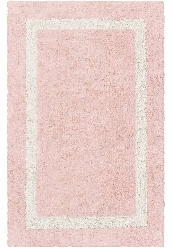 Розовый коврик для ванной из хлопка Liberte-Beige