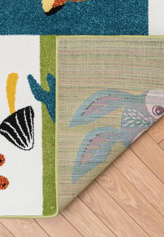 Недорогой синтетический ковер 2348-Multicolor