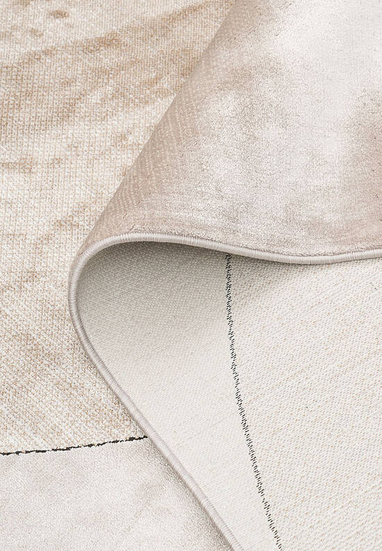 Геометрический ковер MRN 06 Cream Gold