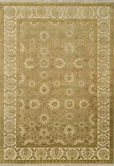 дизайн ковра Kashan gold 49 Brown Ivory