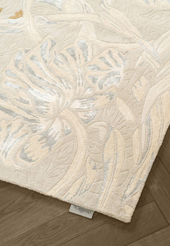 Изящный шерстяной ковер с цветочным узором Pimpernel-28701