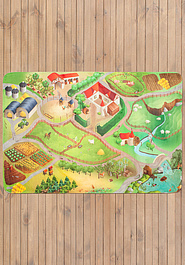 дизайн ковра House of Kids Ferme