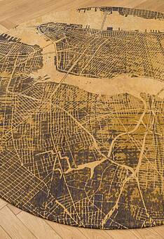 безворсовый ковер в перспективе Streets New York LS5280-L264