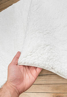 фактура коврика Confetti Bath Cotton Organic Soft 1601 White