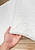 Белый коврик для ванной Organic Soft 1601 White