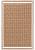 Безворсовый ковер из хлопка ARN 03 Brown White