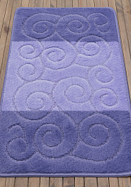 коврик для ванной в перспективе Confetti Bath Maximus Sile 2539 Dark Lilac