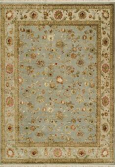 дизайн ковра Kashan Gold AKWS-7089 10/10 HS WS Ice Blue/Light Gold