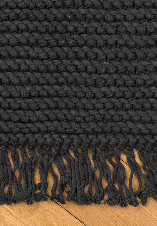 Серый коврик для ванной  Lavish-Dark Gray