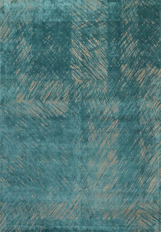 Индийский ковер ручной работы Deep Teal