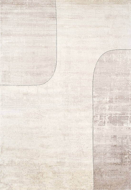Геометрический ковер MRN 01 Cream Grey