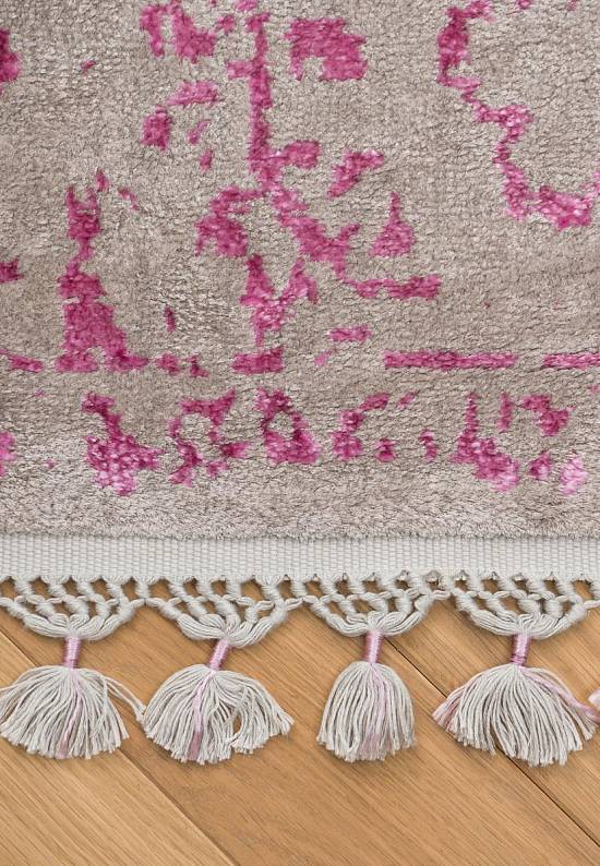 Классический вискозный ковер 12 Grey Fuchsia