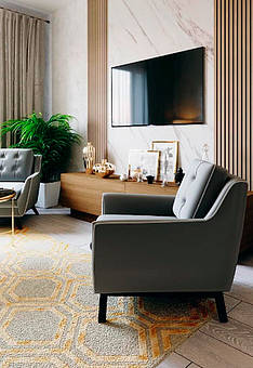 ковер Adele VA021-V26 в дизайн-проекте @luxehousedesign