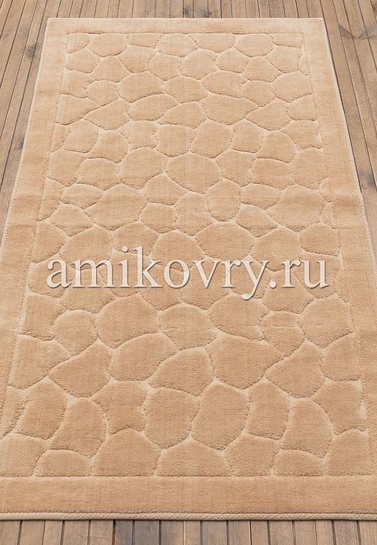 Коврик для ванной Cotton Tas Desen-Beige