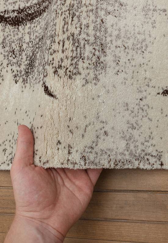 Синтетический ковер 0203KJ-Beige-Brown