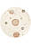 Детский ковер PCL 02 Cream Multy