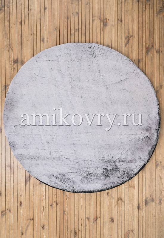 Пушистый ковер с мягким ворсом Black-White discount