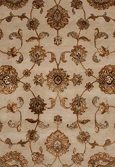 фрагмент ковра Kashan gold 10/10 MG-1001-Ivory/Gold