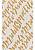 Безворсовый ковер из хлопка ARN 02 White Yellow