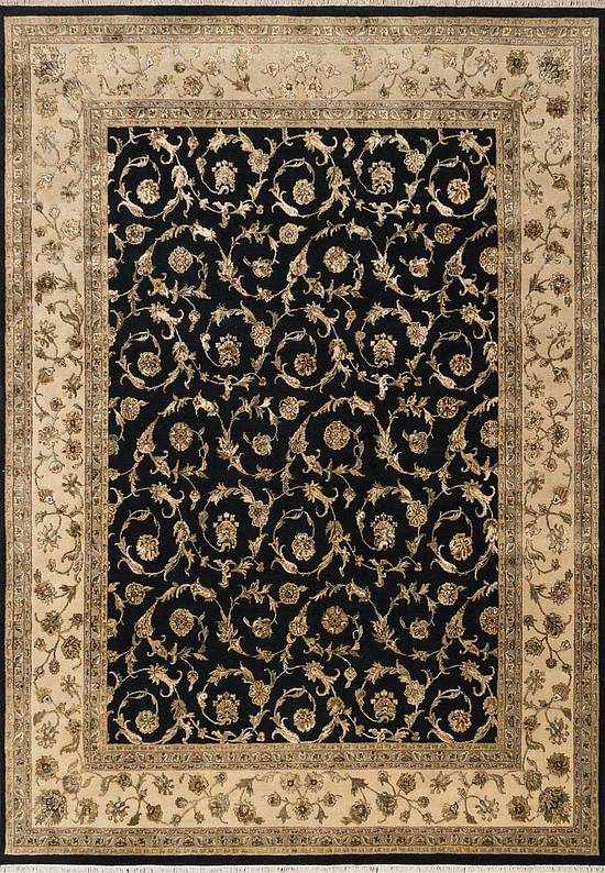 Элитный ковер ручной работы 10/10 RS-318 Black-Beige