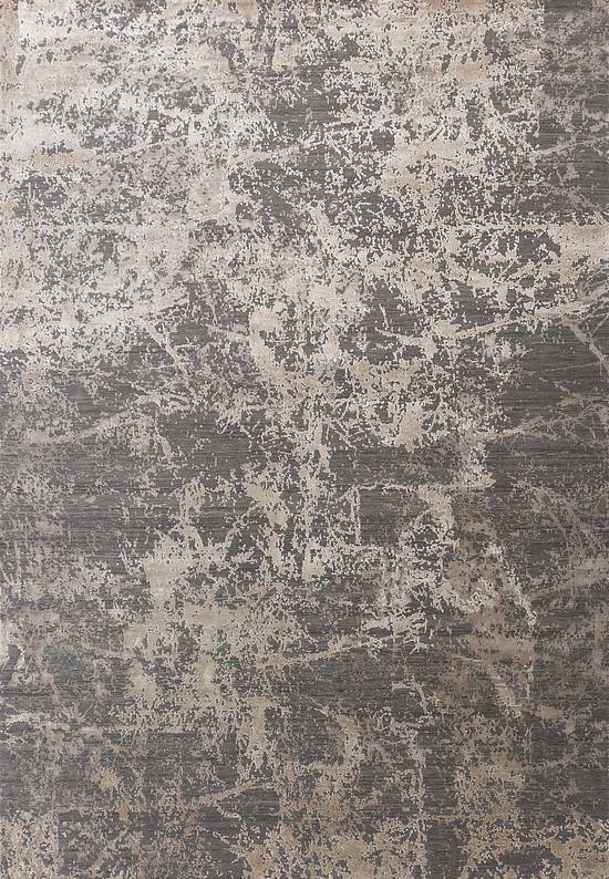 Дизайнерский ковер ручной работы 8/8-RWB ESK-411-Medium Gray/White Sand
