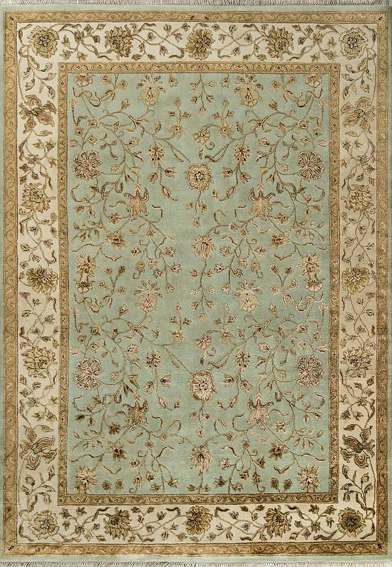 Элитный ковер ручной работы 10/10 CH-103-Green/Ivory