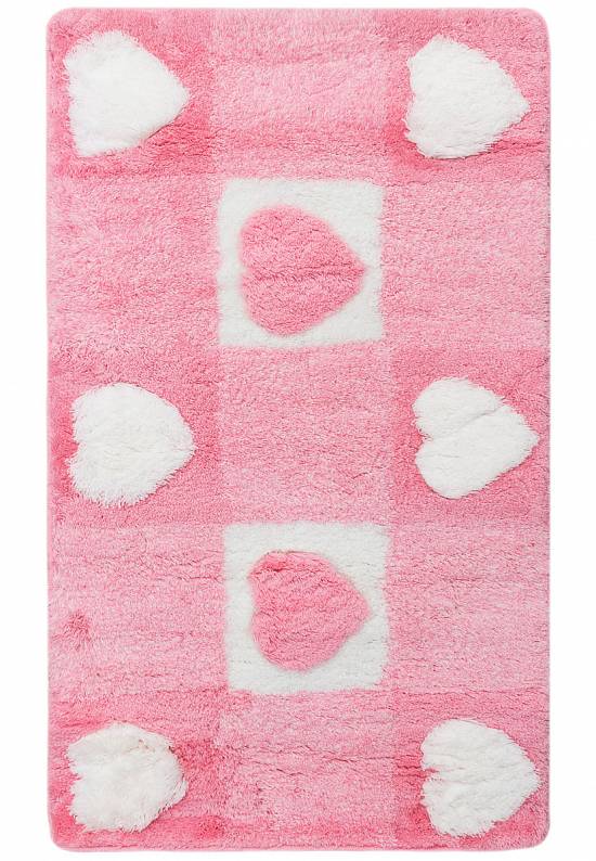 Розовый коврик для ванной Valentine 20 Baby Pink