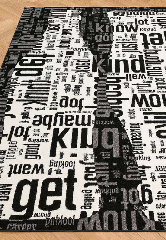 Недорогой синтетический ковер NC81-Gray