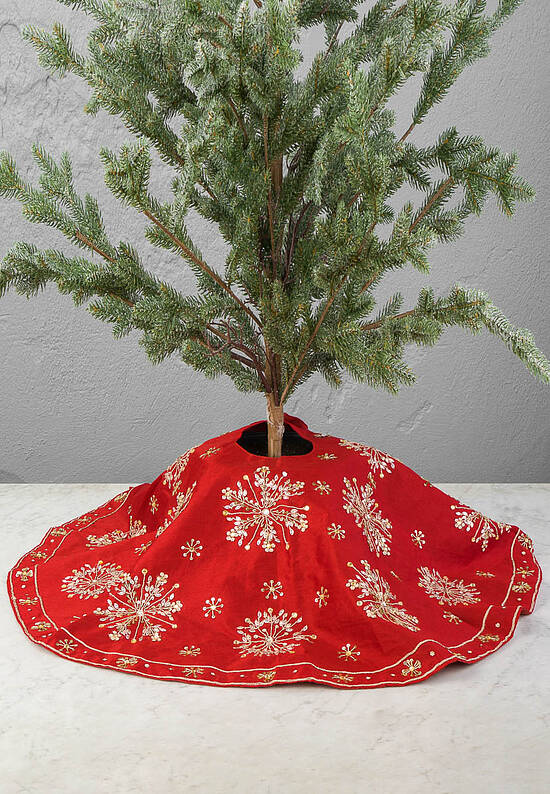 Коврик-юбка под ёлку