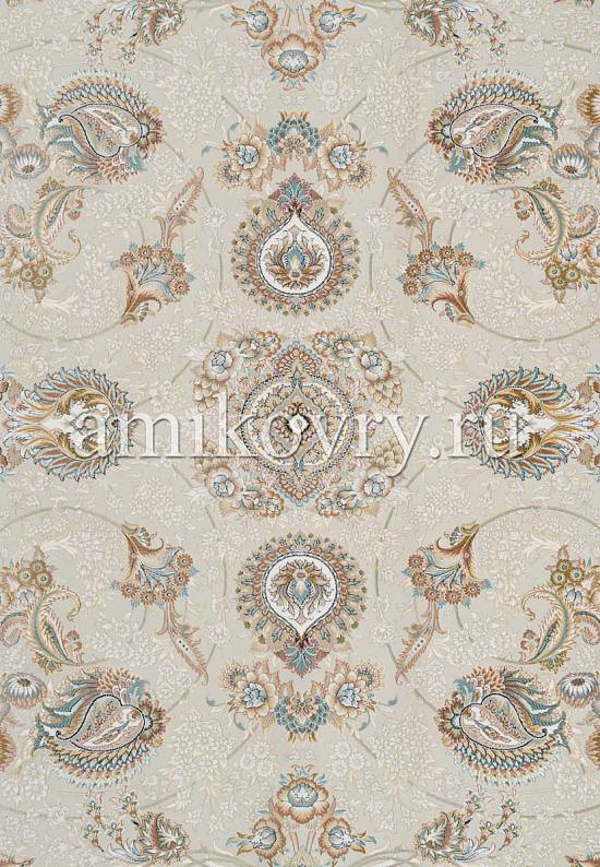 Иранский высокоплотный ковер G136-Cream