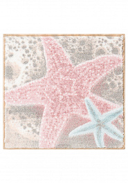дизайн коврика для ванной Confetti Bath Bella Sea Star 01 Pink