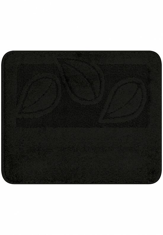 Черный коврик для ванной Flora 2513 Black