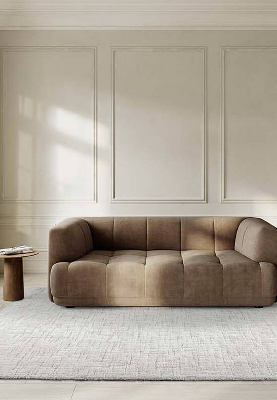 Пушистый ковер из полиэстера RN6019-R454