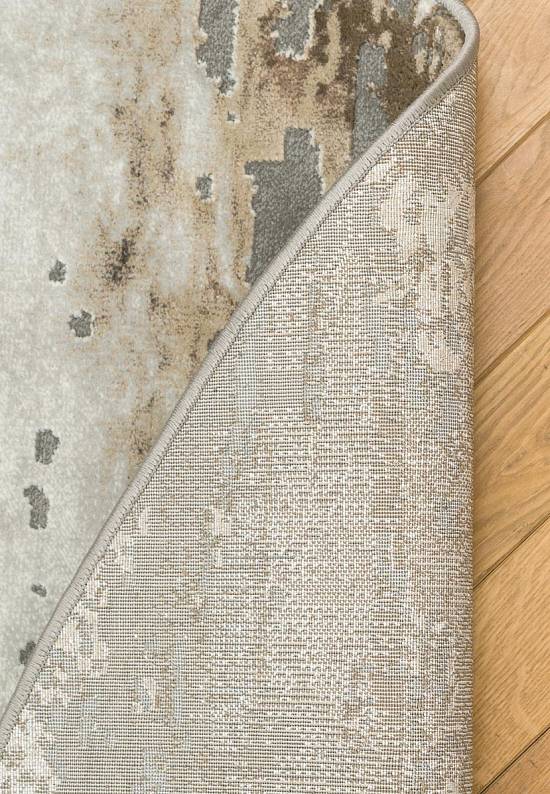 Синтетический бюджетный ковер 3312-Gray-Beige