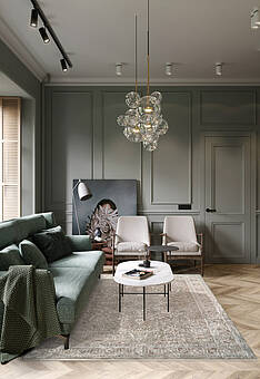 ковер в интерьере Babil BBL 02 Grey