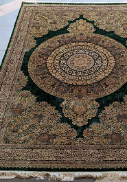 ковер в перспективе против ворса Ottoman Silk Versace-Green discount