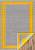 Двусторонний безворсовый ковер из шенилла NK 06 Grey Yellow