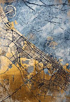 дизайн безворсового ковра Streets Dubai LS6085-L416