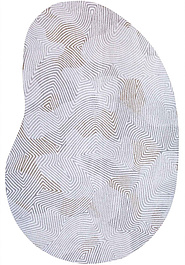 дизайн безворсового ковра Reflection LR3513-L229 фигура