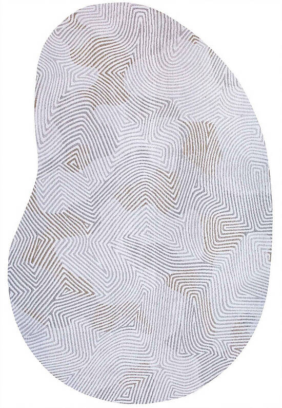 Безворсовый ковер из полиэстера LR3513-L229