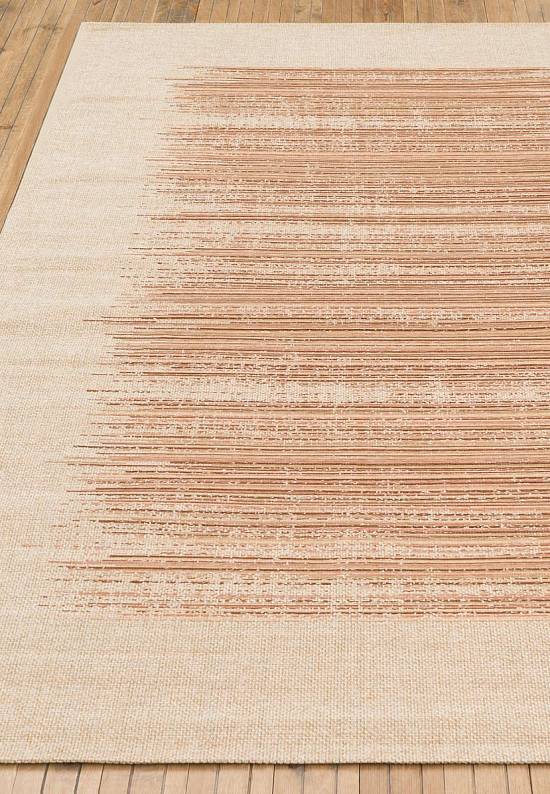 Безворсовый ковер из хлопка BRK 02-Natural Beige