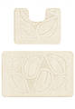 Комплект ковриков для ванной Confetti Bath Maximus Flora 2517 Ecru PS