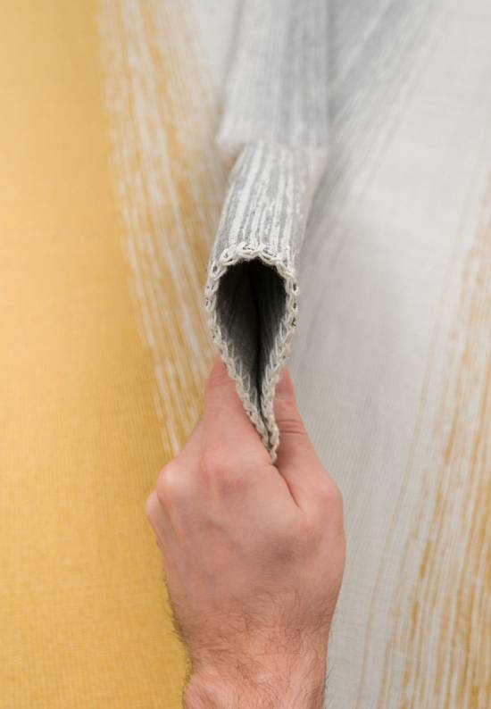 Двусторонний ковер из хлопка ARC 03 Grey Yellow
