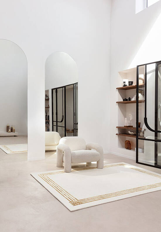 Дизайнерский ковер Beeline 264.001-107